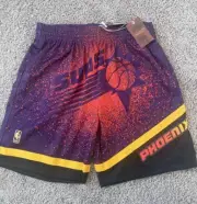 Phoenix Suns Fadeaway Swingman Shorts Mitchell & Ness 1996 Re-Take Gradient Sz L