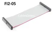 CablesOnline 5" IDE 44-Pin Amiga A1200/A600/ Laptop 2.5" Hard Drive Ribbon Cable