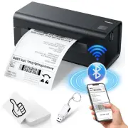 Thermal-Shipping-Label-Printer for Small Business 4x6 Bluetooth Thermal Label...