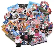 Family Guy Themed Set of 55 Assorted Stickers Decal Set