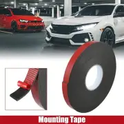 1pcs 20mmx10m Mounting Tape Double Sided 32.8ft Sponge Tape for Car Red Black