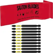 10 x Saxton PZ2 89mm Long Magnetic Impact Duty Screwdriver Pozidrive Drill Driver Bits for Dewalt Milwaukee Bosch Makita etc
