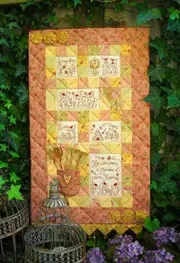 Quilting Sewing Wall Hanging Pattern Garden of Happiness Rivendale Collection