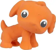 Eco Play Natural Rubber Pooky Puppy- Orange