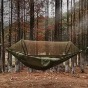 Mosquito Net Hammock Camping Outdoor Durable Easy Portable Travel Nylon Relaxing