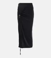 [Jacquemus] Jacquemus La Jupe Pareo Croissant midi skirt UK 12 beige