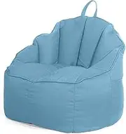 TOOPYW Bean Bag Chairs Cover (Stuffing Not Included) Bean Bag Storage, Bean Bag Chair Cover, Beanbag Covers for Kids and Teens Lazy Lounger Storage,Light Blue