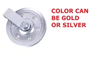 Garage Door 3″ Sheave Pulley Kit with Clevis Strap, Bolts