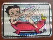 Rare Vintage 1989 Betty Boop Bath Time New Vending Machine Sticker