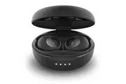 Motorola MOTO BUDS 250 True Wireless Bluetooth Earbuds with Microphone and Wireless Charging Case, IPX5 Water Resistant, Smart Touch-Control, Lightweight and Comfort-Fit (Black)