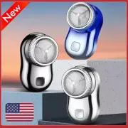 NEW Men USB Mini Electric Shaver Pocket Size Waterproof Razor Washable Portable