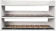 Perfeclan 1:64 Scale Model Car Display Case, 1:64 Parking Lot Display Case, Gifts, Tabletop Decor Car Garage Diorama Model, 3 Layers