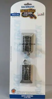 BACHMANN 44591 E-Z TRACK HO HAYES BUMPERS gray roadbed stops ends BAC44591 NEW