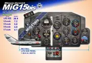MiG15bis COCKPIT instrument panel CDkit