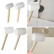 Rubber Mallet Hammer White Hammer for Home Decoration Flooring Tile Setting
