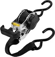 HEALEEP Cargo Tie Down Strap Ratchet Lashing Strap for Truck Heavy Duty Cargo Binding Durable and Versatile for Luggage Agriculture Construction and More
