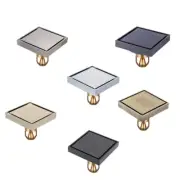 Brass Floor Drain Cover Square Drain Stopper Anti-blocking Backflow Preventer