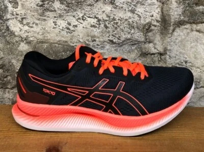 ASICS GLIDERIDE TOKYO 1011B073-001 MENS RUNNING Black/Sunrise Red NEW WITH BOX