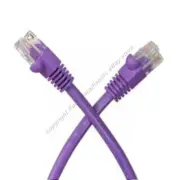 100% pure copper! 25ft Ethernet Cat5e Patch Cable/Cord,Cat 5/5e {Purple{H