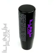 ILLINIUM FLUX PURPLE PAINTED BLACK ELEPHANT DRIFT MANUAL SHIFT KNOB 10X1.5 K69
