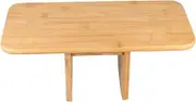 ABOOFAN Bamboo Meditation Stool Office Kneeling Chair Ergonomic Support for Yoga Meditation Prayer Portable Compact Design for Comfortable Posture for Home Office Use
