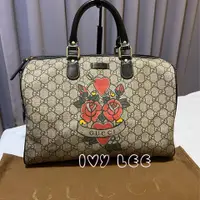 在飛比找PopChill優惠-[二手] Gucci 棕色 GG Supreme Tatto