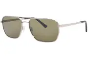 Serengeti Ansel SS600002 Sunglasses Men's Shiny Silver/Polarized 555NM 60mm