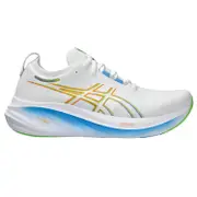 Asics GEL Nimbus 26 Mens Running Shoes - White/Blue