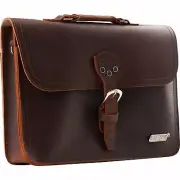 Gretsch Limited Edition Leather Laptop Bag. BRAND NEW! w/pics of actual item!