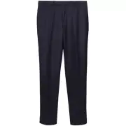 Luigi Bianchi Mantova $350 Slim-Fit Navy Wool Flannel Dress Pants 46/30 Mens