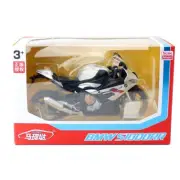 1:12 Scale BMW S1000RR Motorcycle Model Diecast Motorcycle Toy Kids Boys Silver