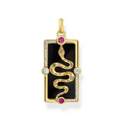 Buy Gold Cosmic Pendant with snake and stones by Thomas Sabo online - THOMAS SABO Australia