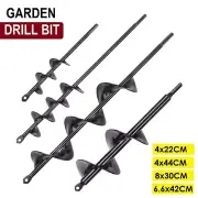 Garden Power Earth Drill Bit Planter Post Hole Digger Yard Gardening Tools