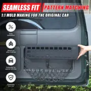 Car Tailgate Net Storage Fence Aluminum Molle Panel For Toyota Prado 2003-2009