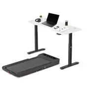 LSG Nimbus Walking Pad Treadmill + ErgoDesk Automatic Standing Desk 1500mm