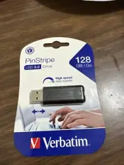 Verbatim PinStripe 128GB USB 3.0 Flash Drive 49319