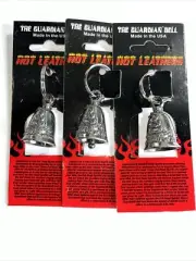 Hot Leathers Don’t Tread On Me Silver Bell Keychain BEA1120 1”x1.5” 3Pack