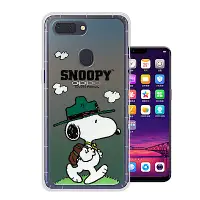 在飛比找Yahoo奇摩購物中心優惠-史努比 SNOOPY 正版授權 OPPO R15 Pro 漸