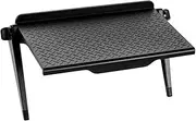 OKUMEYR 1Pc Laptop Elevated Rack Ergonomic Computer Screen Shelf Plastic Monitor Stand for Desktop Storage Black Improves Posture Reduces Eye Strain