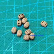 Profession Wooden Single Double Pulley Blocks Wooden Model Ship Fittings 10 PCS