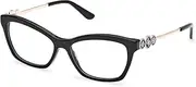 [GUESS] GU50231 001 Shiny Black 55/15/140 Women's Glasses, 001 Shiny Black, 55/15/140
