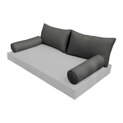 |COVER ONLY| STYLE 2 Full Bolster Pillow Daybed Porch Swing Pipe Trim AD003