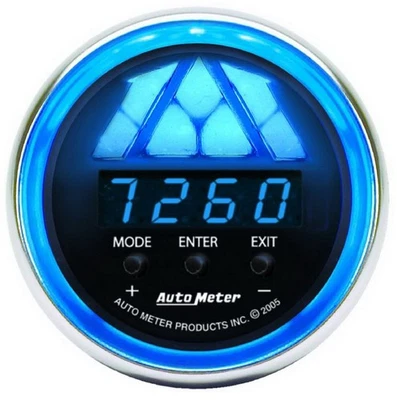 AutoMeter 6187 GAUGE; SHIFT LIGHT; DIGITAL RPM W/BLUE LED LIGHT; COBALT