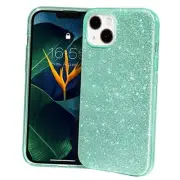 Compatible with iPhone 13 case,Bling Sparkle Cute Girls Women Protective Green