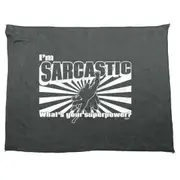 Im Sarcastic Whats Your Superpower - Funny Novelty Soft Sport Microfiber Towel