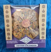 TRUE GENIUS MAYAN CALENDAR WOOD BRAINTEASER PUZZLE 5 Star Difficulty