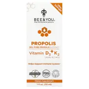Bee & You, Propolis, Vitamin D3 + K2, 1 fl oz (30 ml)