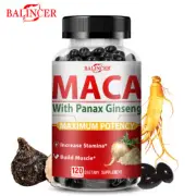 Maca and Ginseng Capsules Effectively Increase Energy and Strength