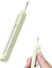 Thread Ripper - 2-in-1 Portable Thread Remover Seam Ripper - Embroidery Removal Tool, Thread Remover Tool, Needle Threader for Removing Threads Hems