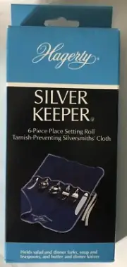 HAGERTY SILVER KEEPER 6 Piece Place Setting Roll Anti Tarnish